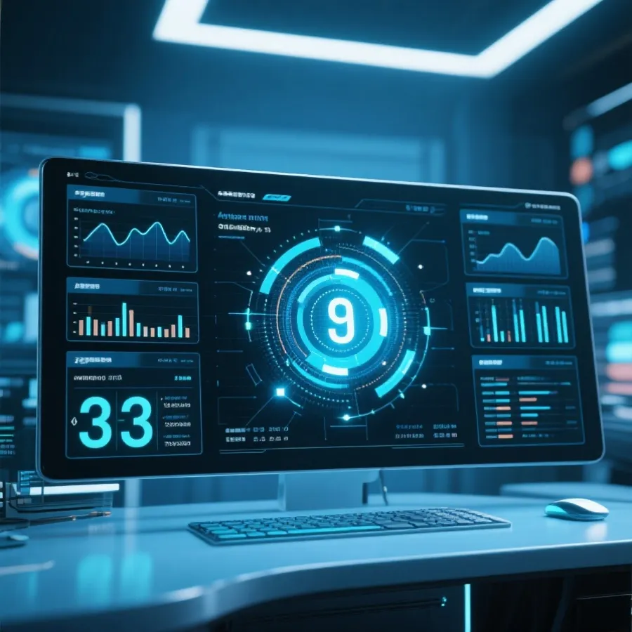 实时数据分析可视化示意图